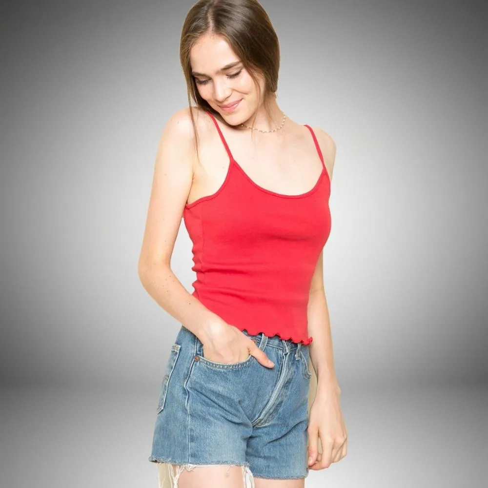 Ava Ruffled Camisole