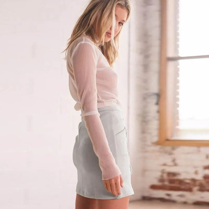 Eva Leather Mini Skirt