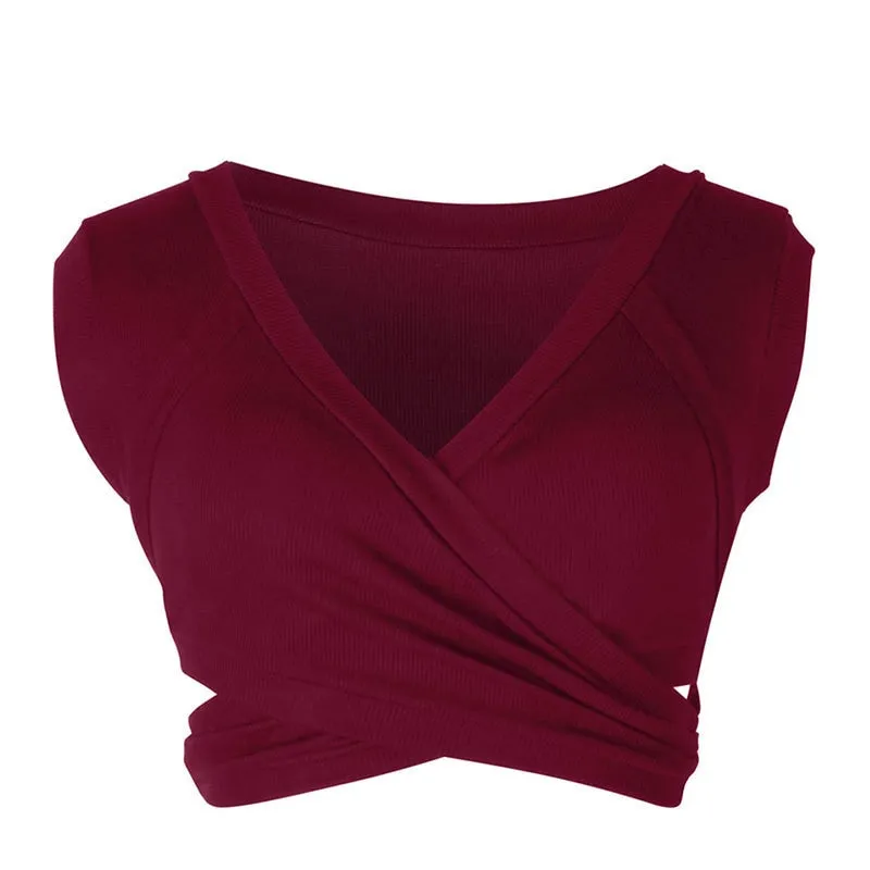 Kaya Knitted Halter Crop Top