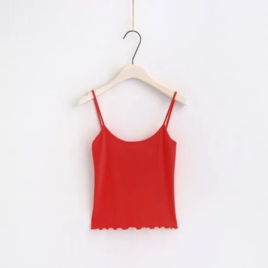 Ava Ruffled Camisole
