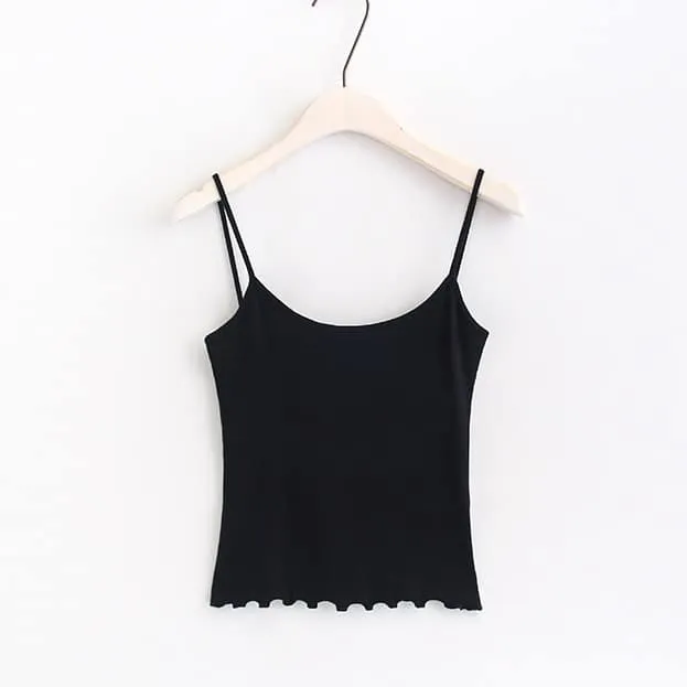 Ava Ruffled Camisole