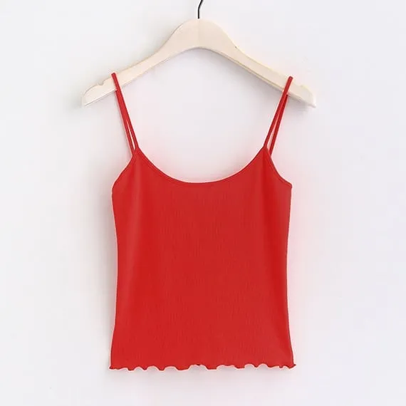 Ava Ruffled Camisole