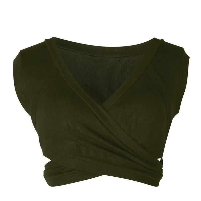 Kaya Knitted Halter Crop Top