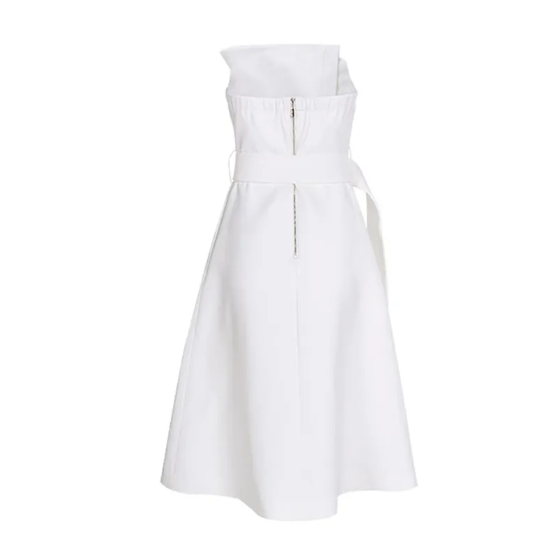 Gia White A-Line Dress