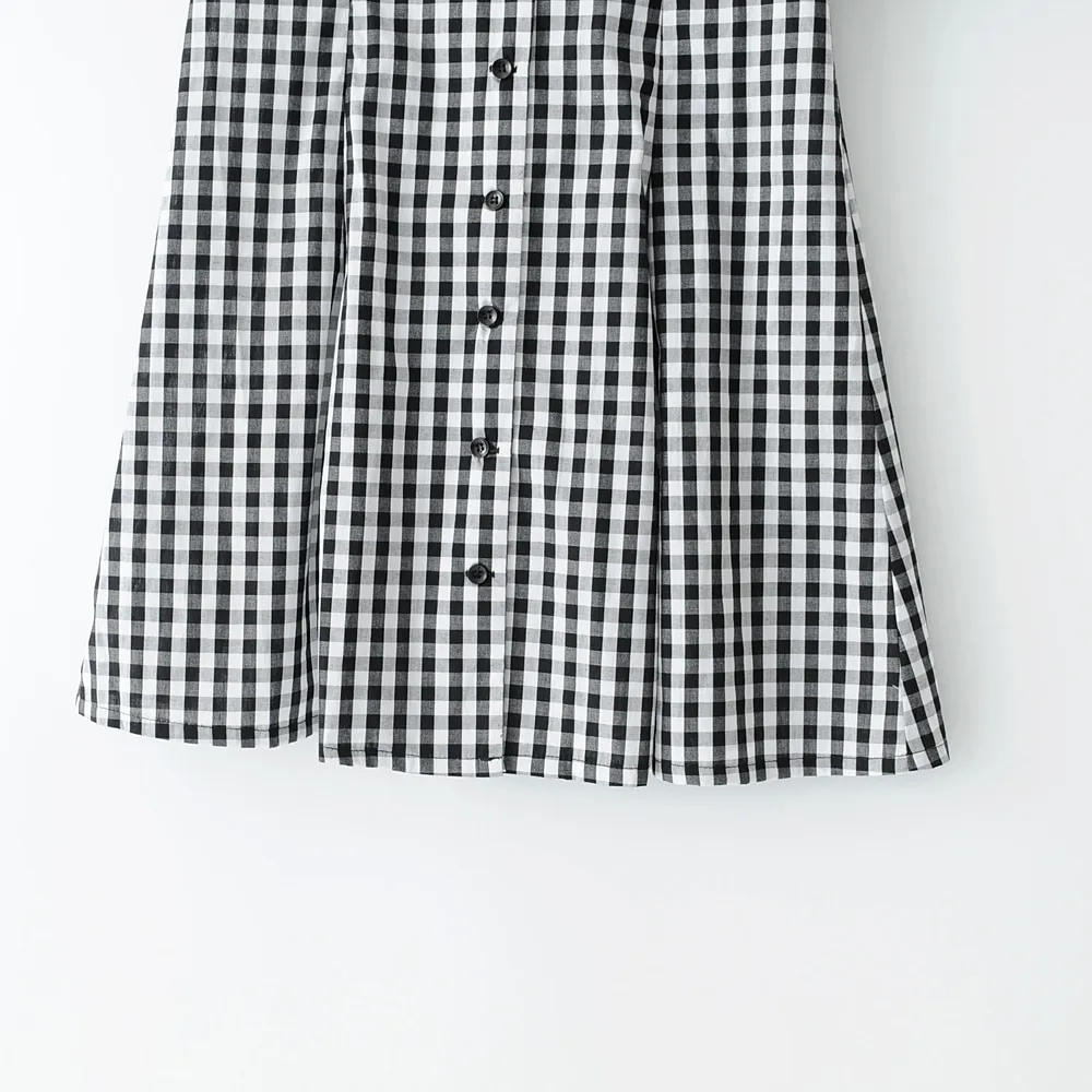 Vida Gingham A-LINE Dress