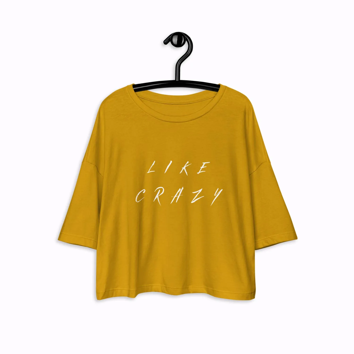 Demi Loose Drop Relaxed Crop Top