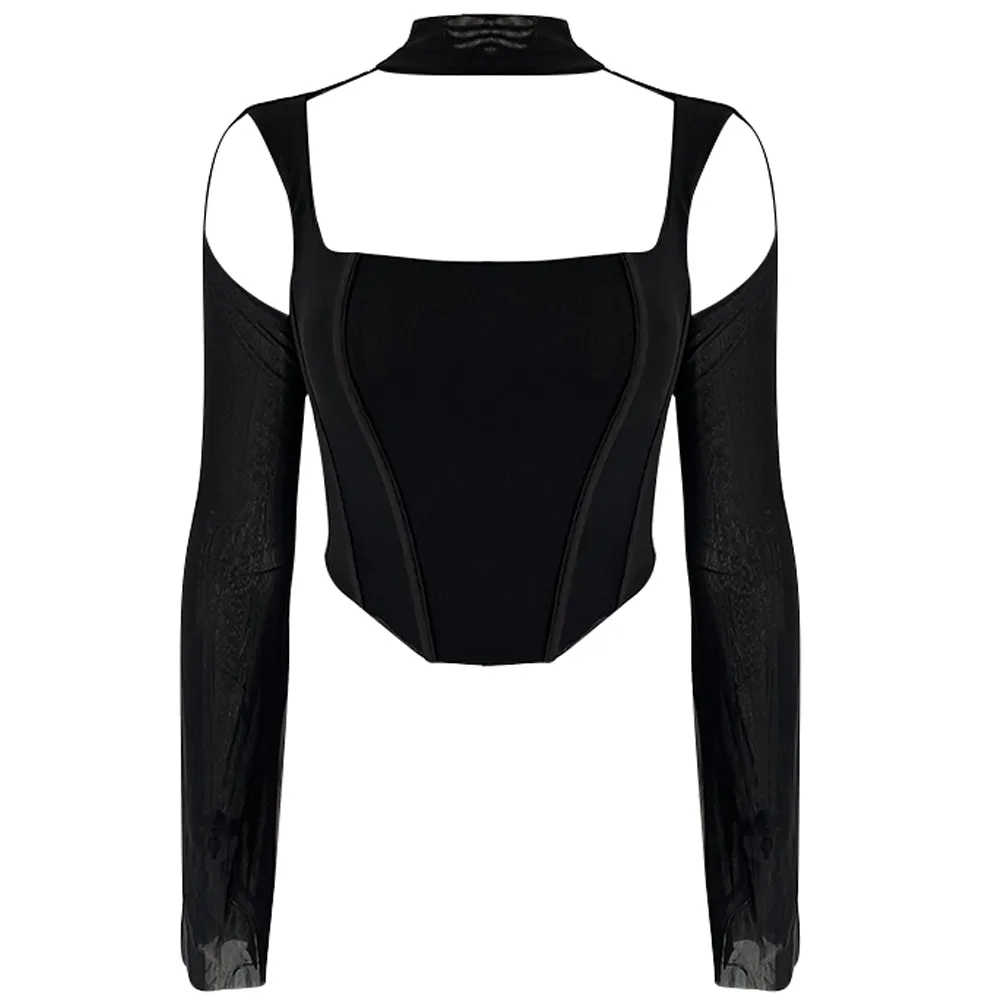 Hazel Fishbone Crop Top