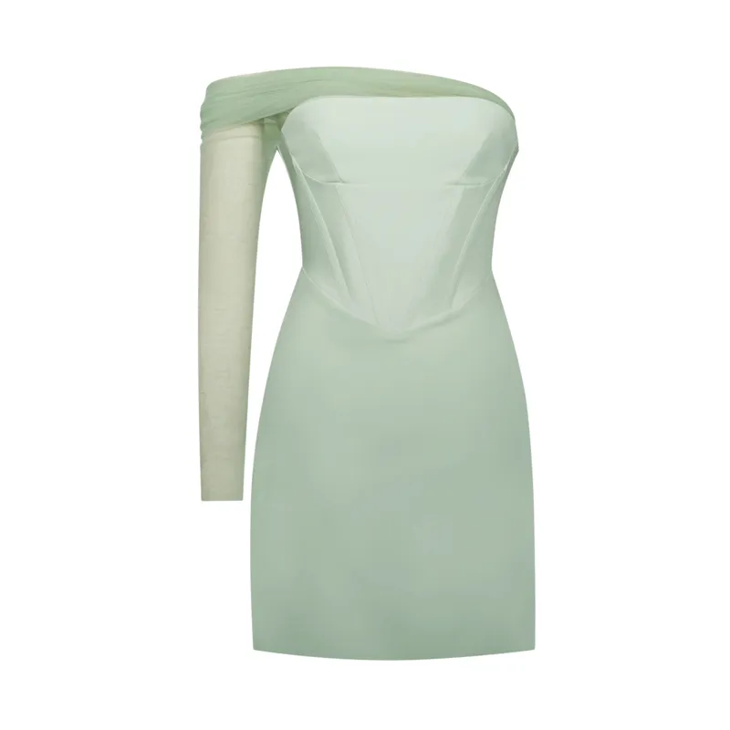 Stella Satin Corset Dress