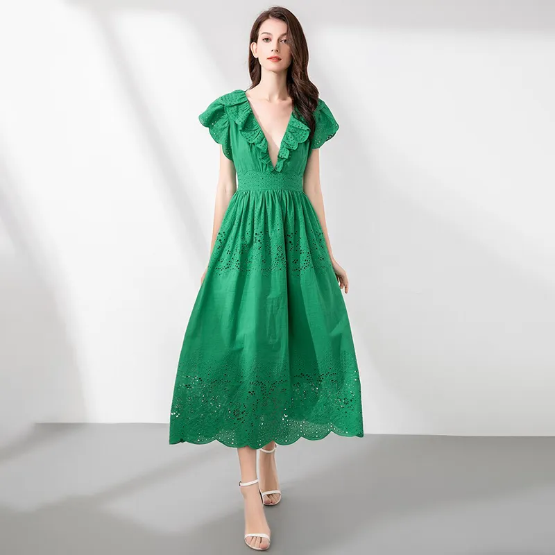 Bria Green Designer Dress
