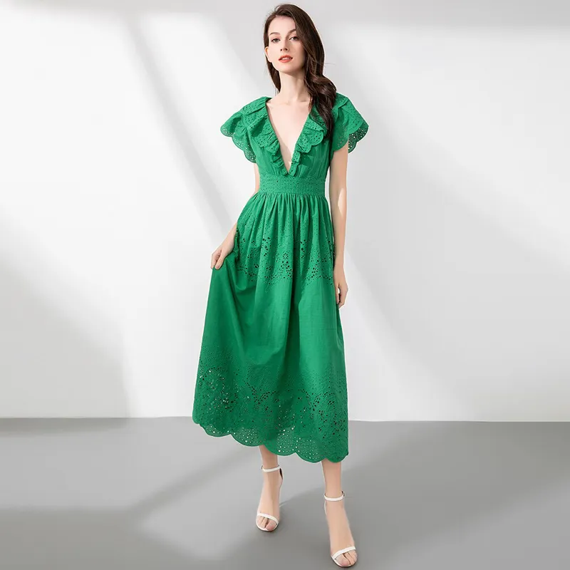 Bria Green Designer Dress