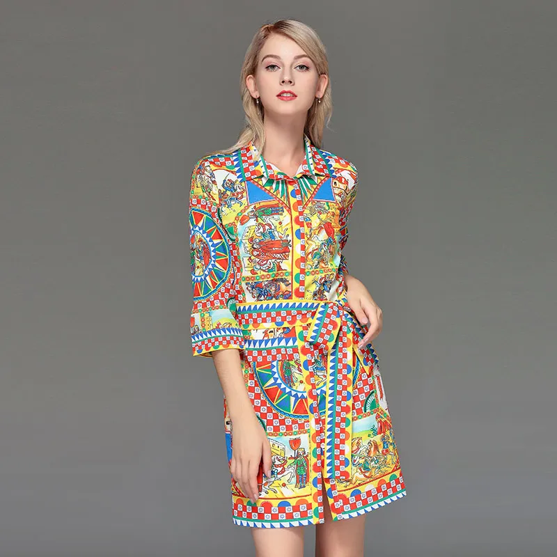 Indie Designer Silk Dress