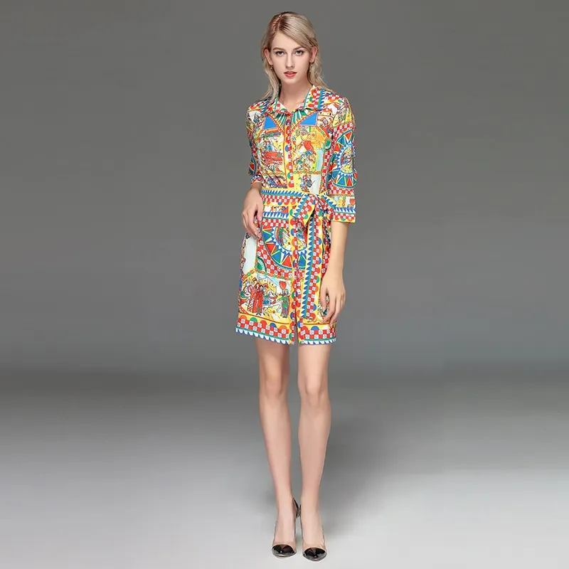 Indie Designer Silk Dress