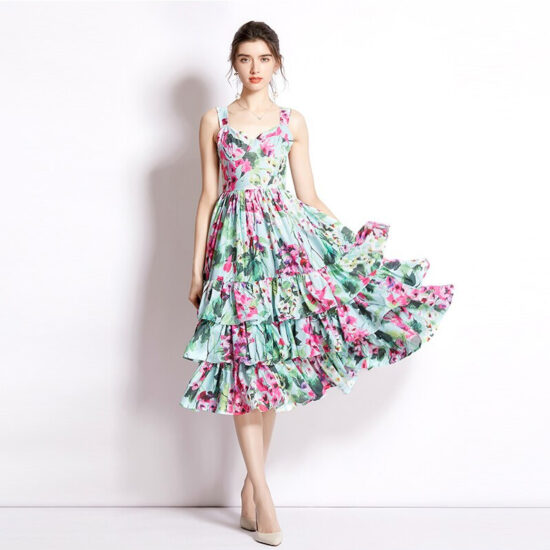 Livia Floral Midi Dress