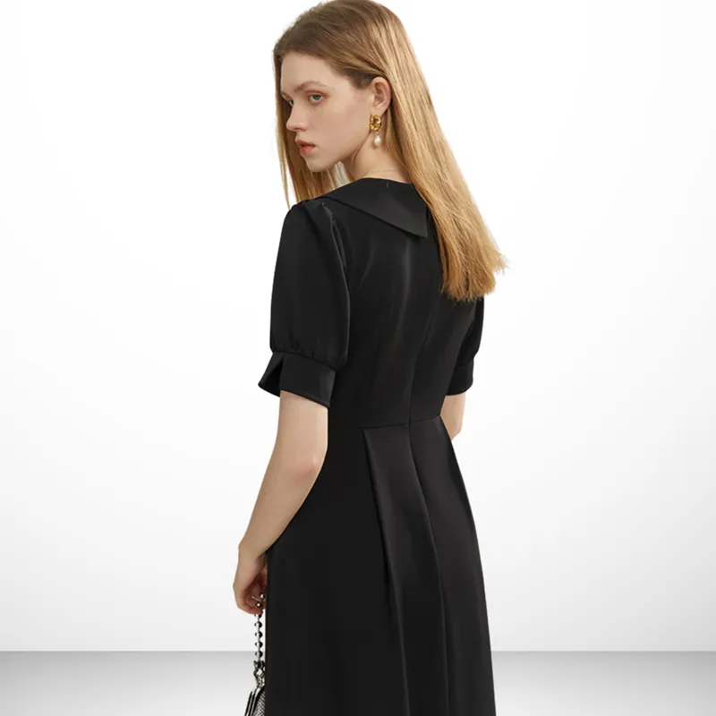 Cecilia Lapel A-LINE Dress