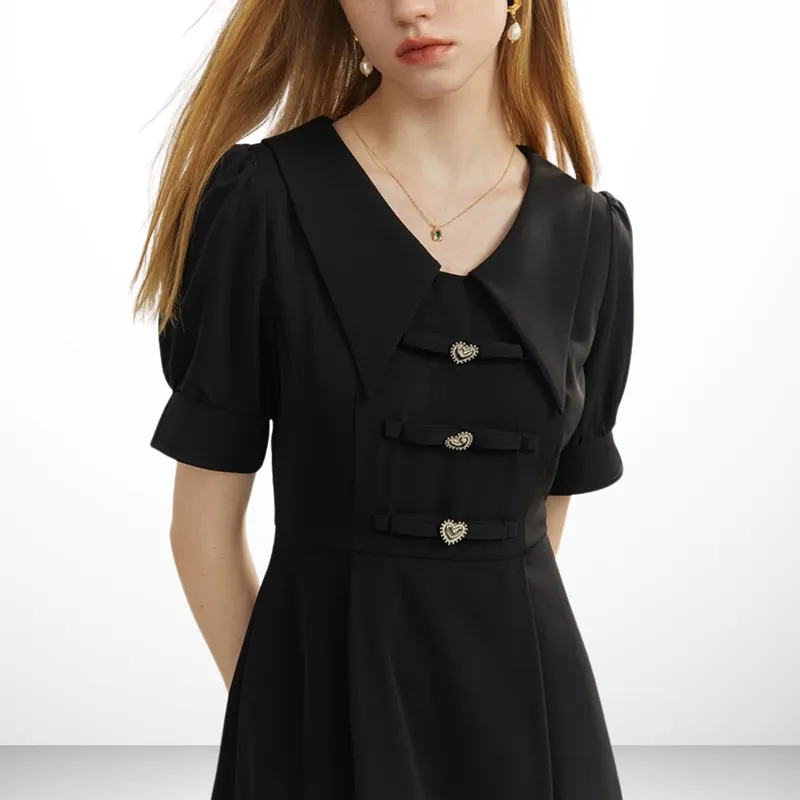 Cecilia Lapel A-LINE Dress