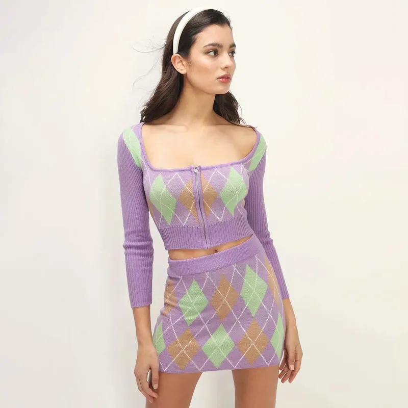 Sara Two Pieces Knit Dress