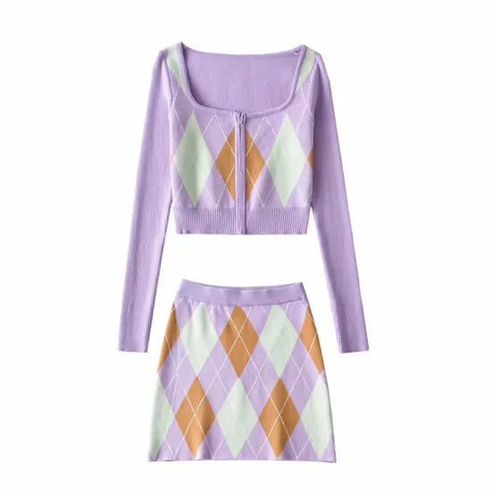 Sara Two Pieces Knit Dress
