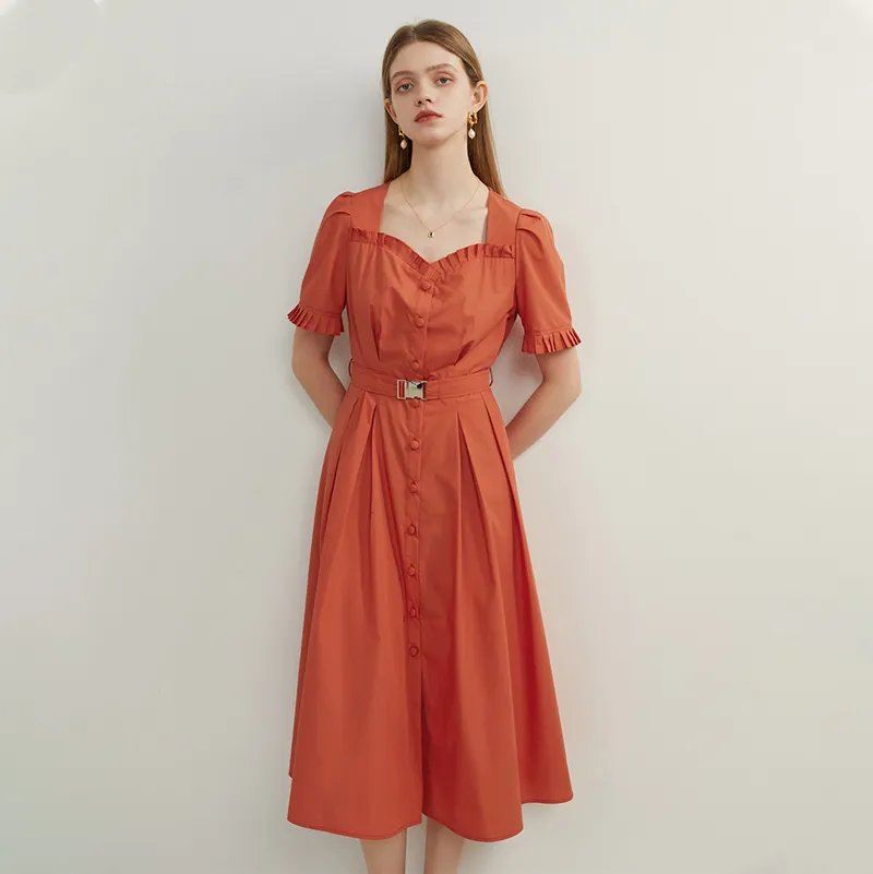 Zuri Pleated A-LINE Dress