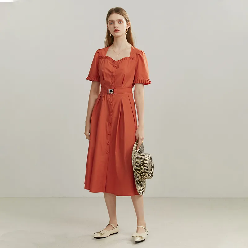 Zuri Pleated A-LINE Dress