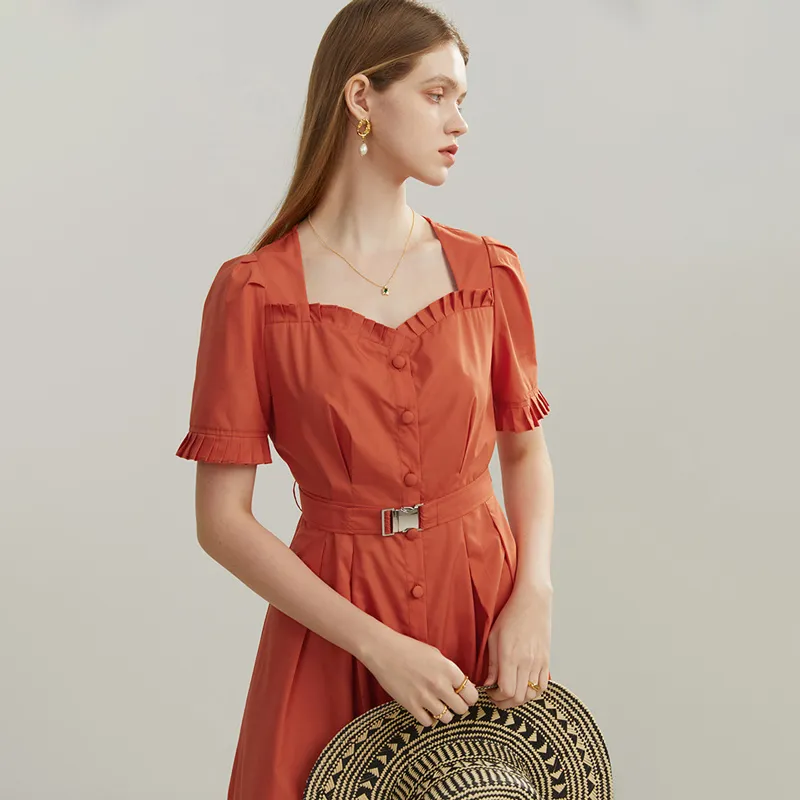 Zuri Pleated A-LINE Dress