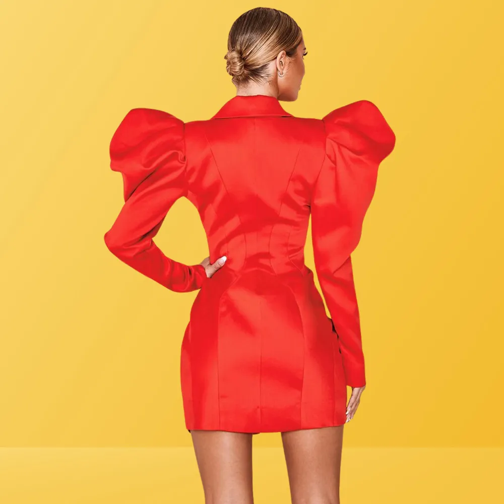 Leva Red Bodycon Dress
