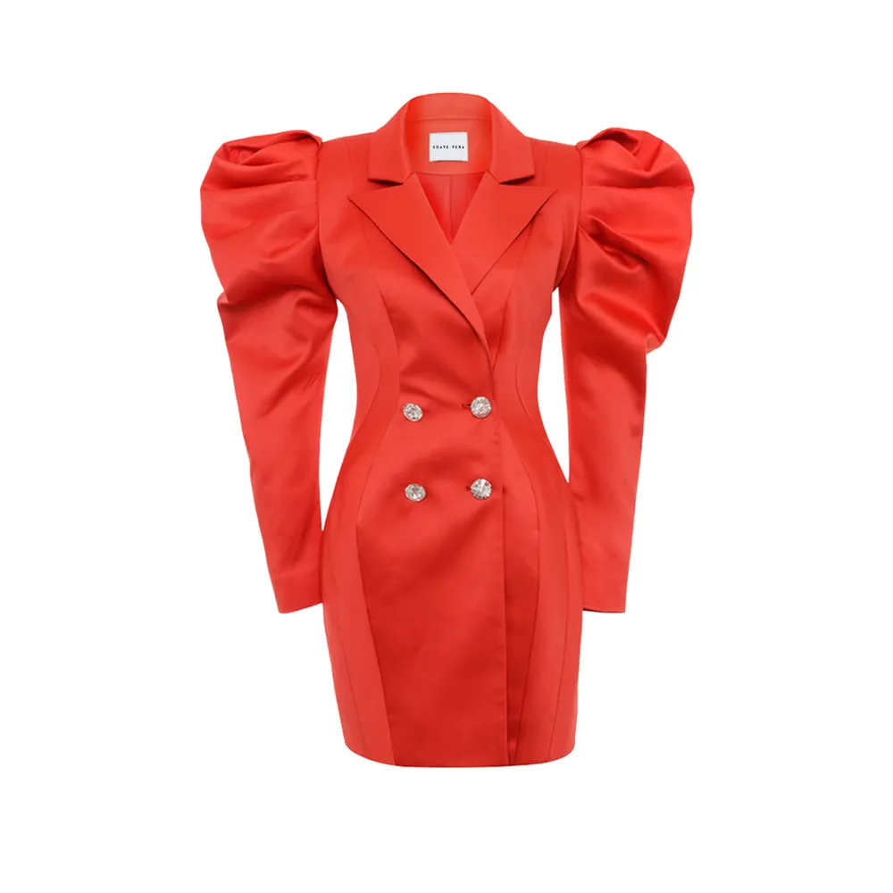 Leva Red Bodycon Dress
