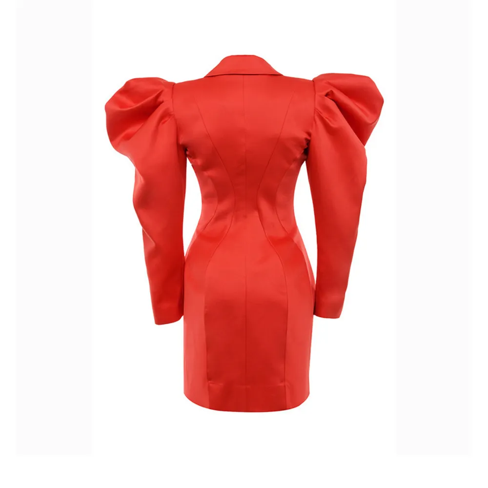 Leva Red Bodycon Dress
