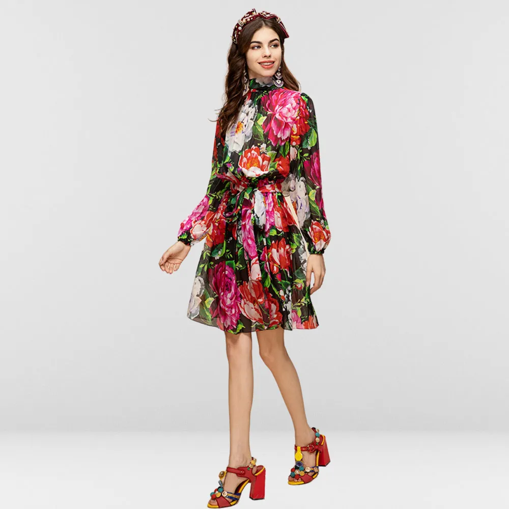 Olly A-LINE Silk Dress