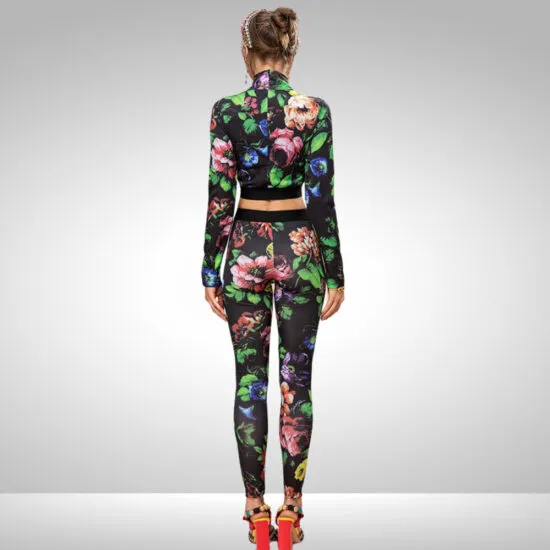 Varo Printed Two Piece Suit